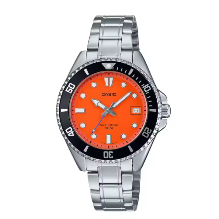 ​reloj deportivo hombre Casio Duro MDV-10D-4A1 38.5mm 50m WR correa de acero - 1