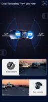 Nueva dashcam Junsun 720P ADAS Mini Car DVR grabador de video automático con campo de visión de 120° y diseño oculto compatible con Android y función de estacionamiento trasero - details 1