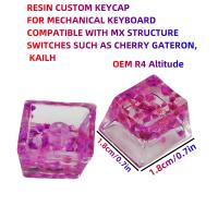1pc Gypsophila Secas Flower Keycaps Para Teclados Mecánicos Accesorios Únicos Y Estilizados Para Computadoras - details 0