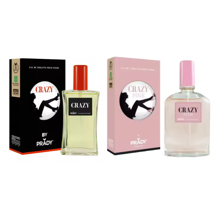 Eau de toilette Crazy Black & Pink  - PRADY PARFUMS - Fragancia Spray 90ml - 1