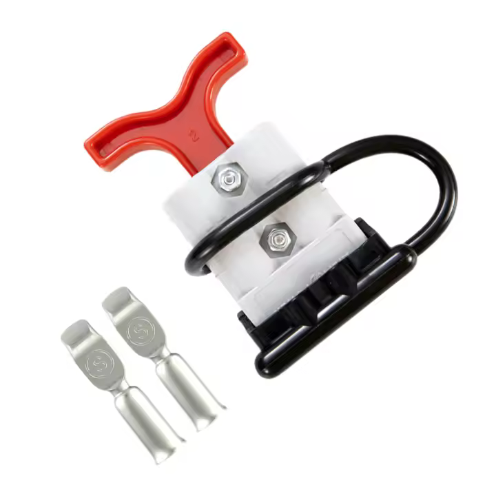 Conector De Energía Anderson Estilo Plug T Manija Impermeable Para Batería De Litio Vehículo Gran Corriente Cubierta De Plug - 1