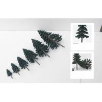 Modelos De Árboles De Ciprés Verdes Para Escenografía Y Ferrocarril 5-15cm 10/20/30Pcs Accesorios De Escritorio De Miniaturas - details 5