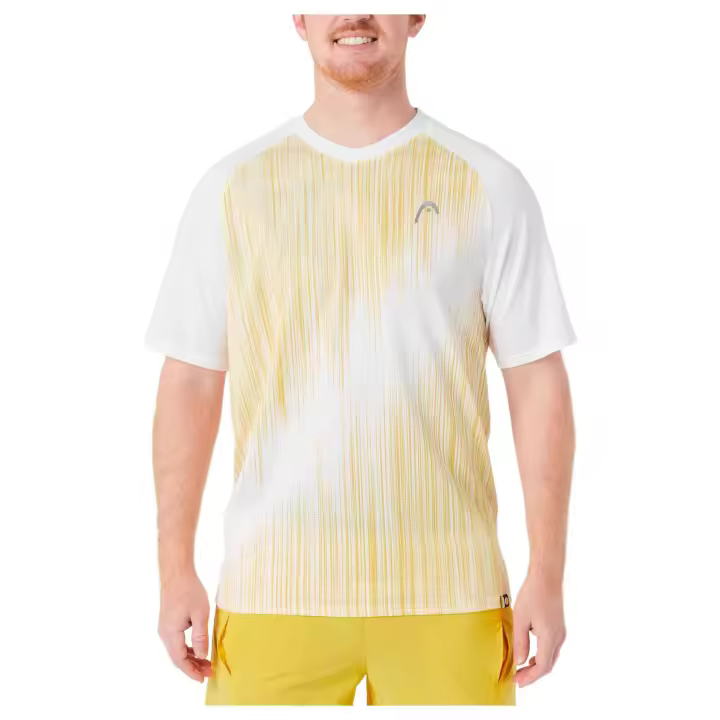 Camiseta de Manga Corta Head Performance para hombre en color amarillo - 1