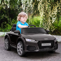 HOMCOM Audi TT Eléctrico Infantil Coche Juguete Niño 3+ con Mando a Distancia con Música y Luces Modos de Aprendizaje Batería 12V Doble Apertura de Puerta 102x60x44 cm - details 1