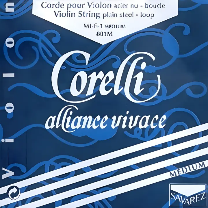 CUERDA VIOLIN-Savarez (Corelli Alliance 801M) (Acero) 1ª Bola Medium Violin 4/4 - 1