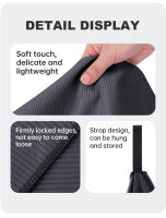 Toalla De Baño Secado Rápido a Rayas 1 Pieza Tamaño 80x160cm Microfibra Para Natación Fitness Exterior - details 7