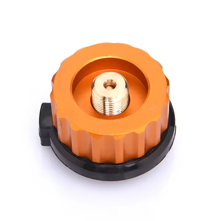 Adaptador De Estufa Para Camping Y Senderismo Tipo Split Convertidor De Conector Con Apagado Automático Adaptador De Tanque De Gas De Cilindro - 1