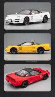 Coche De Juguete Honda NA1 a Escala 1:22 Metal Diecast Con Sonido Luz Función Retroceso Puertas Abiertas Vehículo De Carreras Para Niños Regalos Rojo Amarillo Blanco - details 10