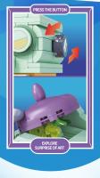 Bloques De Construcción SpongeBob SquarePants Ciudad Calle Hamburger House Tienda De Helados Galería De Arte Modelo De Bloques Para Niños Juguetes DIY Regalos - details 8