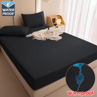 Sábana Impermeable De Tela Doble California King Size Para Cama Doble Cubierta De Matrícula De Sábana De Cama Reina Y Rey - details 4