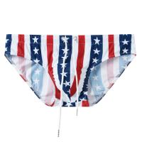 Bikini Briefs De Natación Para Hombre Estilo American Flag Print Sexy Shorts De Playa Traje De Baño Con Patrón De Estándares - details 19