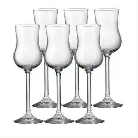 Estuche 6 Copas Colibrí Grappa 85 Ml | Bohemia - 1