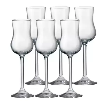 Estuche 6 Copas Colibrí Grappa 85 Ml | Bohemia - 1