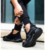 Zapatos de seguridad ligeros para hombre, zapatillas de trabajo transpirables con puntera de acero, antigolpes y ANTIPERFORACIONES - details 7