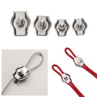 5Pcs Clip De Tornillo Para Cable De Acero Inoxidable M2-M5 Simplex 1/2-Post Calizador De Cuerda Simple Para Metalworking - details 13