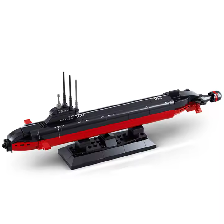 Bloques De Construcción DIY Creativo Serie Militar Submarino Modelo De Submarino Nuclear Para Jóvenes Y Adultos - 1