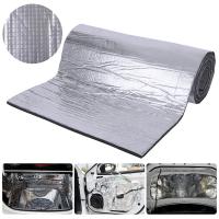Alfombrilla De Sonido Para Coche Auto Aislante De Calor Y Ruido Resistente a La Vibración Adhesivo 200*50cm Tapete De Aluminio Para Engarzado En Motor Y Puertas - details 0