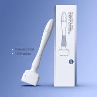 Sistema De Derma Rolling Con Estampillo De 140 Nueces Ajustables Terapia De Crecimiento Del Cabello Microneedling Derma Roller De Plástico - details 0