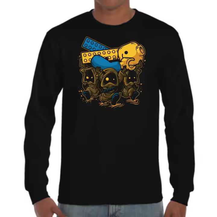 The Fan Tee Camiseta Manga larga de HOMBRE Star Wars Galaxia yoda han Solo Dark Vader 407 - 1