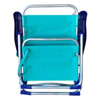 Maxia Market - Silla Tumbona plegable de playa 5 Posiciónes diferentes colores, con estructura de aluminio y tejido textilen, transpirable y fresco - details 5