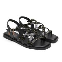 Sandalias planas de Mujer PORRONET 3113-001 SANDALIA ROMANA NEGRO 35854 25V - details 2