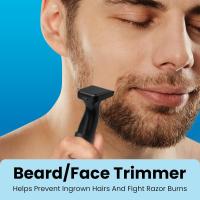Kemei Trimmer De Pelo Para Nariz Y Barba Eléctrico Para Hombres Y Mujeres Trimmer De Cabello Facial Cejas Orejas Línea Bikini Y Otros Recargable - details 3