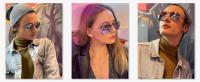 Sunglasses sunnies sunnys shades glasses beach sun Pilot circle round colour colourful bright