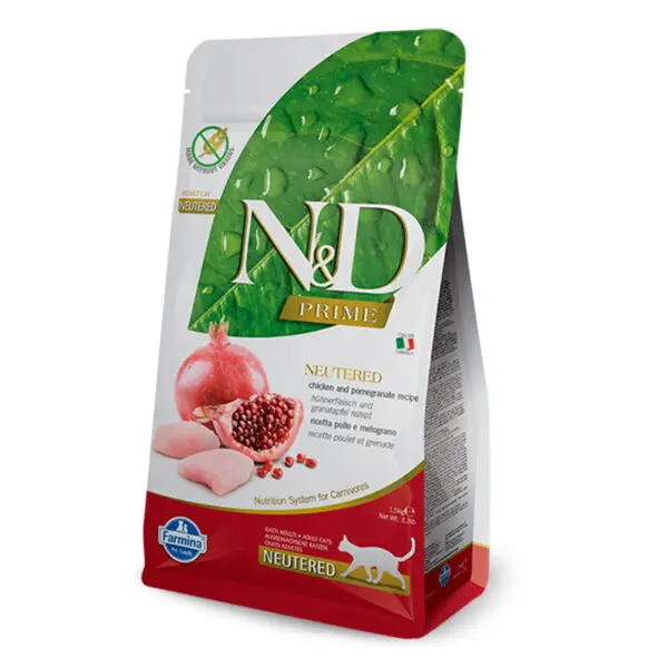 Farmina Nd Cat Prime Neutered Grain Free Chicken - Pienso para Gatos Esterilizados sabor Pollo - 1
