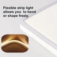 Tira De Luces LED Flexible Y Empotrable 1M Con Sensor Táctil Y Control De Brillo 5V USB Impermeable Para Decoración De Habitaciones Dormitorio Sala De Estar Cocina - details 4