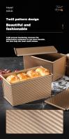 Molde De Hornear De Acero Carbono Con Tapa Molde Para Torrijas Antideslizante Con Tapa Bandeja Para Pan Molde De Pastelería - details 6