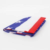 Bandera De Estados Unidos Bordada 35.4x59 Pulgadas Para Exterior Impermeable Nylon Con Rayas Tejidas Y Grommets De Cobre 90x150cm Para El Día De La Independencia - details 2