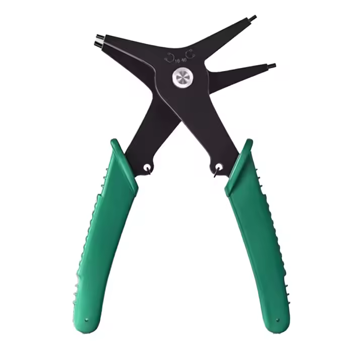 Aguja De Anillo Snap Dual Propósito Herramienta Para Eliminar Y Reasumir Anillos Internos Y Externos De Acero Inoxidable Verde - 1
