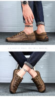 Zapatos Casuales Para Hombre Cuero Mocasines De Caminar Al Aire Libre 2021 Moda Casual Vacaciones Suaves Para Conducir Zapatos De Hombre - details 16
