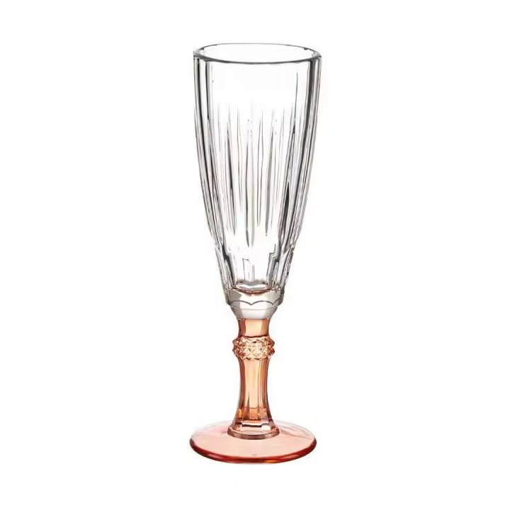 Copa de champán Vivalto Exotic Salmón Cristal 170 ml (6 Unidades) - 1