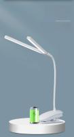 Lámpara De Lectura LED Doble Con Pinza Y Control Táctil Dimmer Protección Ocular Para Dormitorio Estudio Oficina - details 9