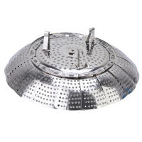 Plato De Almizclador Multifuncional De Acero Inoxidable Con Retráctil Y Plegable Cesta De Almizclador Para Verduras Y Frutas - details 4