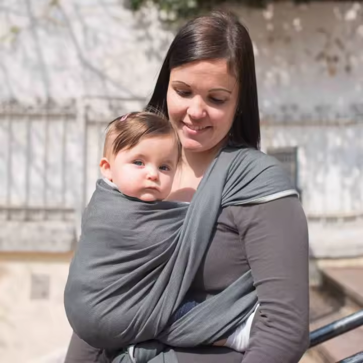 Neobulle Fular Portabebé, Ideal Recién Nacido, Pañuelo portabebé ergonómico Tejido 100% Algodón alta calidad - 1