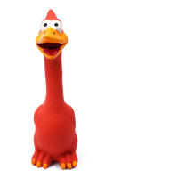 Juguete De Ruido Para Perros Squeak Chicken Durable De Goma Resistente Al Masticado Juguete Para Librar El Sonido De Pollo Para Mascotas - details 3