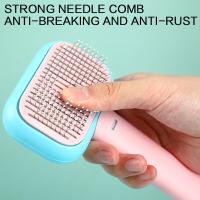 Cepillo Para Peluquería De Mascotas Para Perros Y Gatos Eliminador De Pelusa Desenredante Adecuado Para Cabello Largo Y Enredado Herramienta De Grooming - details 5