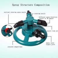 Boquilla De Riego Automática 360 Grados Para Jardín Y Césped Sprinkler Con Reparación De Agua Fácil Suministros De Riego De Jardín - details 1