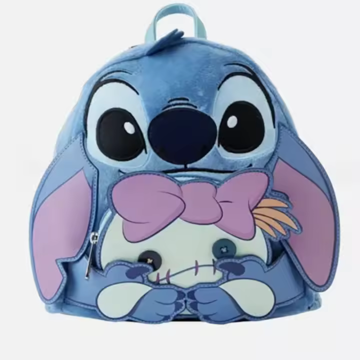 Nueva Mochila De Peluche Miniatura Con Estampado De Stitch De Interstellar Disney Para Niños Bolsa De Ocio Anime Periférica - 1