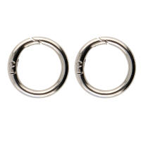 5Pcs/Lot Anillo Metálico 25mm Con Abrazadera De Resorte Clip Para Cadena De Perros Accesorios Para Joyería DIY Hebilla De Llavero Con Gancho Abrepuertas - details 15