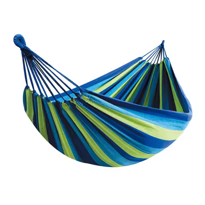 Hamacas De Algodón De Lona WESTTUNE Para Exterior Soporte De Carga Hasta 200kg Para Camping Jardín Patio atrium - 1