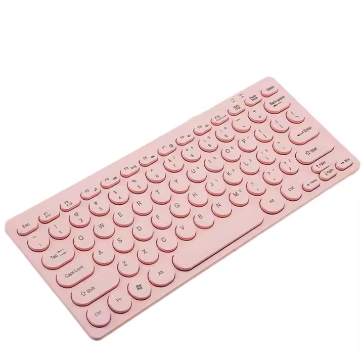 Teclado De Ordenador Mini Con Interfaz USB Teclado De Oficina Para Laptop Y Computadora De Escritorio Silencioso Y Con Cable - 1