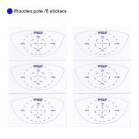 Cinta De Impacto De Golf 12-60pcs Etiquetas Para Clubs De Hierro Driver Madera Bola Registros De Golpe Entrenador De Swing Equipo De Golf Blanco Azul - details 9