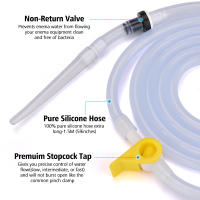 Kit de bolsa de Enema plegable de 2L, boquilla de riego de vagina, lavado Anal de silicona, higiene femenina, bolsas de limpieza de Colon - details 9