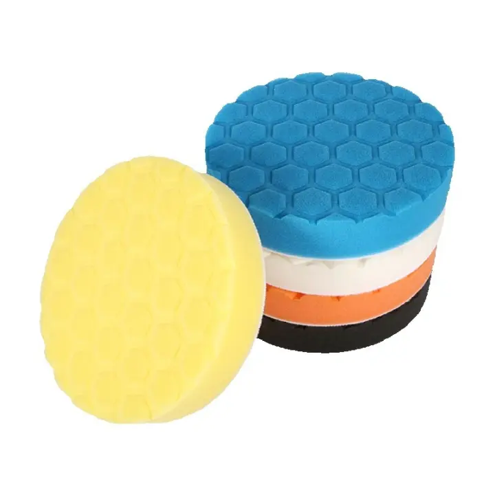 Juego De 5 Pads De Cera Para Coche 3/4/5 Pulgadas Herramientas De Reparación Y Cuidado Automotriz Polipulidor Para Detalle De Coches Y Compuestos - 1