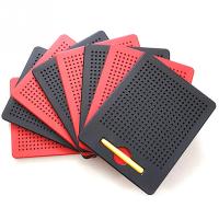 Tablet De Dibujo Con Bola Magnética Y Stylus Magnético Para Niños Tablero Educativo Montessori Para Actividades De Viaje - details 9