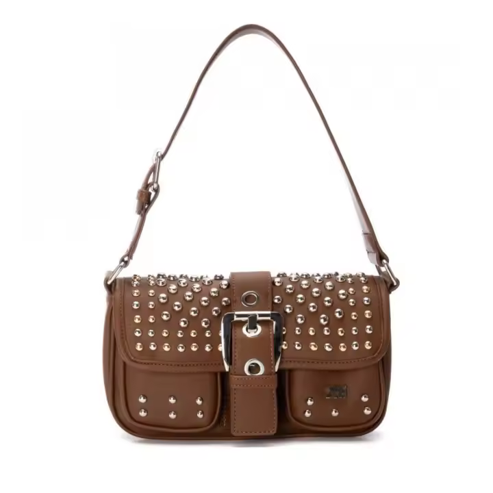 Bolsos sport de mujer XTI 184508 01 BANDOLERA REMACHES CAMEL 37326 25I - 1