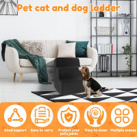 Escaleras Para Perros 3 Pasos Rampas Antideslizantes De Espuma Suave Alta Densidad Desmontables Para Cama O Sofá Algodón De Goma Suministros Para Mascotas - details 1